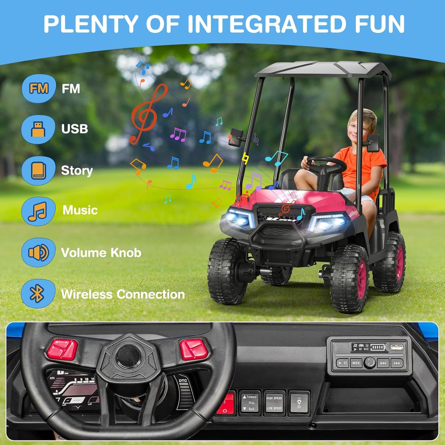 Adventure 4-Seater Ride Car